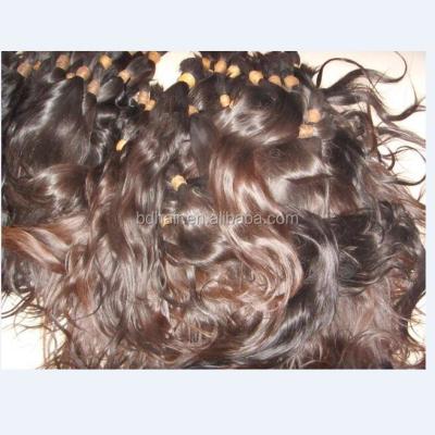 China Silky Straight Wave Natural Brown Unprocessed Raw Doner Hair One Can Be Blonde Color for sale