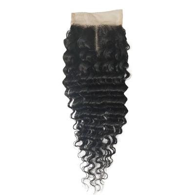 China Natural Transparent Virgin Hair 4x4 Lace Closure 21100701 for sale