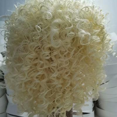 China Silky Straight Wave Blonde Curly Hair Lace Front Wig for sale