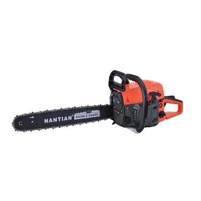 China professional 52cc 2-Stroke Nantian Chainsaw kangxin guide bar and kangxin wood chain for sale