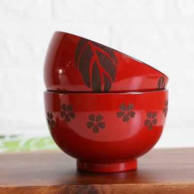 China New Year Gift Sustainable Kitchen Take Care Natural Wooden Bowl Wooden Rice Bowl for sale