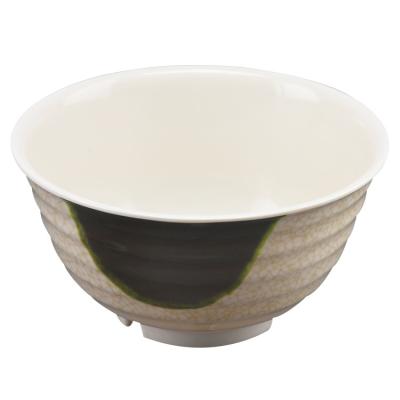 China Japan's sustainable elegant porcelain like factory sell melamine bowl footed ramen and noodle for sale