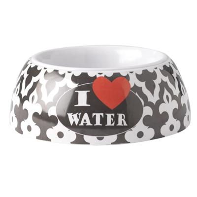 China Sustainable Home Pet Take Care Container Melamine Dog Feeding Drinking And Water Bowl for sale