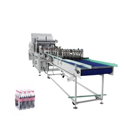 China Extended Automatic High Speed ​​Linear Type Shrink Beverage Wrapping Packing Machine For Bottled Water Beverage Production Line for sale