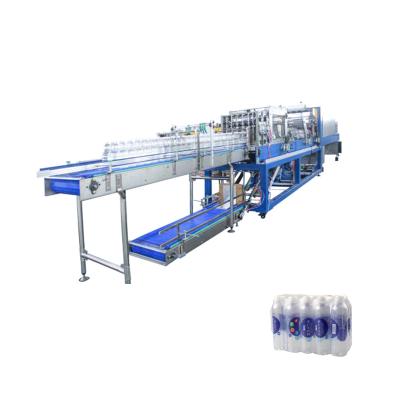 China Automatic Beverage PET Bottle Juice Aluminum Tin Can Packaging Box Jam Glass Jar Glass Tray Shrink Wrapping Wrapping Machine for sale