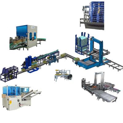 China Leadworld Food Essential Oil Drinks Cream Lotion Cardboard Box Packaging Machine Production Cosmetic Filling Packing Line for sale