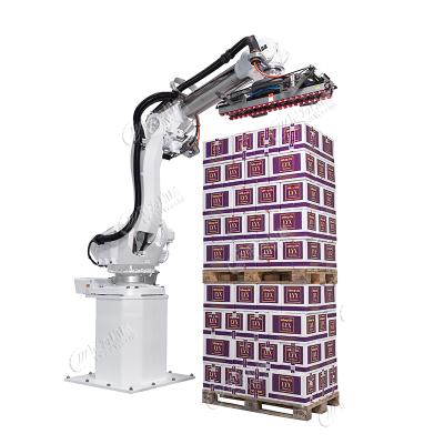 China Automatic Food Robot Machine Packing Machine Palletizer System Palletizing Machine for sale