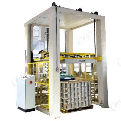 China High level automatic empty jerry can of beverage jar depalletizer machine glass bottle/glass packing line depalletizing machine 1-3stacks for sale