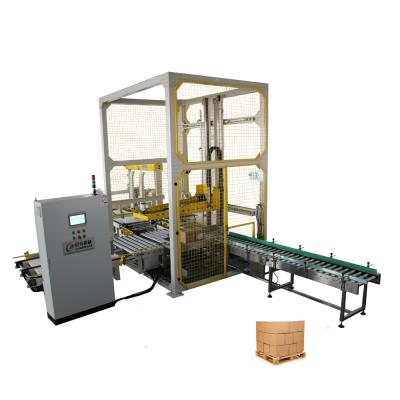 China Automatic Food Gantry Palletizing Machine For Carton Stacking Floor Level Palletizer Equipment for sale