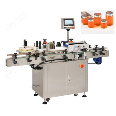 China APPAREL Factory OPP Labeling Machine Automatic Melt Machinery Hot Glue Labeler For Tapered Round Bottle for sale