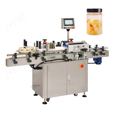 China CLOTHING Fully Automatic Hot Glue OPP Sticker Melt Labeling Machine Round Bottle BOPP Labeling Machine for sale