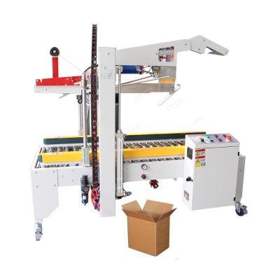 China Closed Food Cartons Folding Packaging Carton Machine Corrugated Carton Box Sealer Packing Line for sale