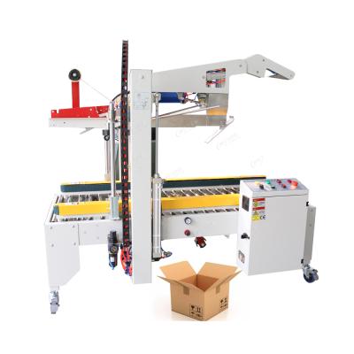 China Automatic Carton Box Food Milk Sealer Machine Box Sealing Tapping Adhesive Tape Machine for sale