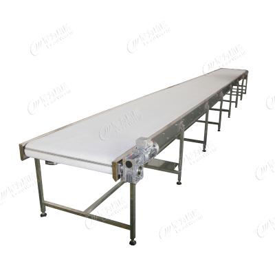 China Fire Resistant PU/PVC Flat Belt Conveyor Biscuit Belt Conveyor System for sale