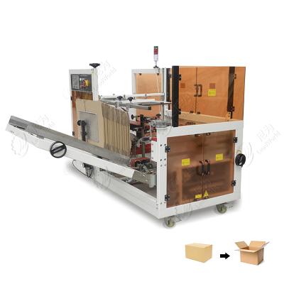 China Beverage Carton Box Erecting Bottom Automatic Carton Case Erector Strip Carton Erector for sale