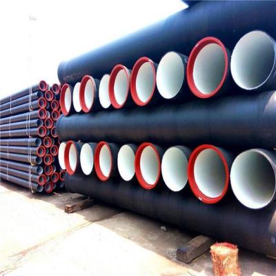 China Liquid pipe class K9 DN80mm in DN2000mm malleable cast iron pipe dci pipe di pipe used for water for sale