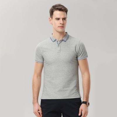 China Unique Design Contrast Collar Cuff And Anti-Wrinkle Sleeve Polo Tshirts 100% Cotton Mens Polo Shirt for sale