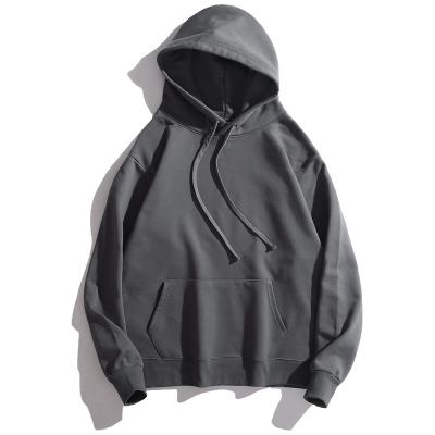 China French Fashionable Anti-wrinkle Terry Tan Plain Blank Men's Clothing 380GSM LOW MOQ Hoodies and Sweatshirts for sale