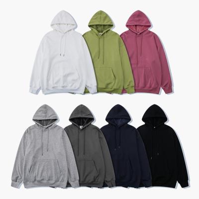 China Anti-Wrinkle Oversized Drop Shoulder Blank For Customize Printing Cotton Plus Size Mens Hoodies And Sweatshirts for sale