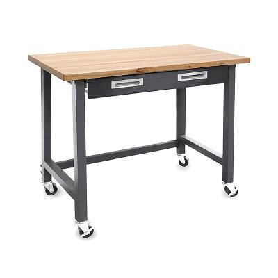 China Powder Coating and Metalwork Bench Workshop Tool Cart Workbench Table Printing and Storage Furniture Silk Workbench for Sale for sale