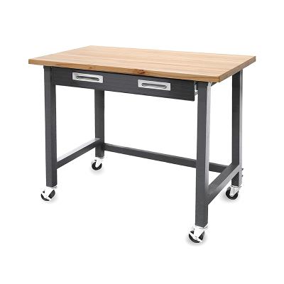 China Powder Coating And Silk Printing Heavy Duty Garage Workbench Worktable Work Bench With Drawers For Workshop for sale