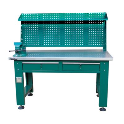 China Machinery Repair Shops Factory Workshop Operation Work Bench Work Bench Table With Stainless Steel Top for sale