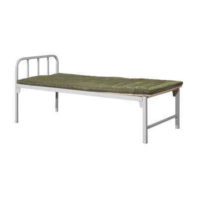 China Modern single bed easy assemble metal medical bed wholesale single bed designed with mattress in china for sale