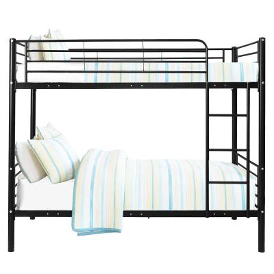 China (Other) Customized Adjustable Economy Boarding Bunk Bed 2 Layers Metal Bed Bunk Bed Dormitory Students for sale