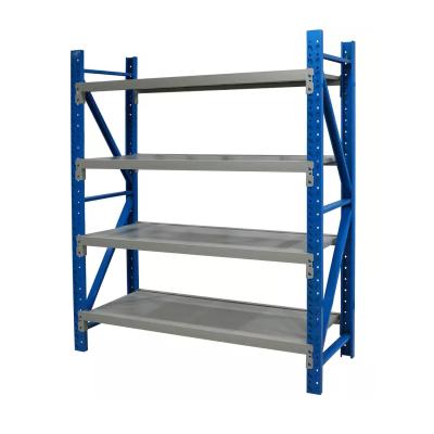 China Heavy Duty Metal Hardware Workshop Shelf Rack Frame Rack Corrosion Protection Storage Shelf Storage For Shop Workshop for sale