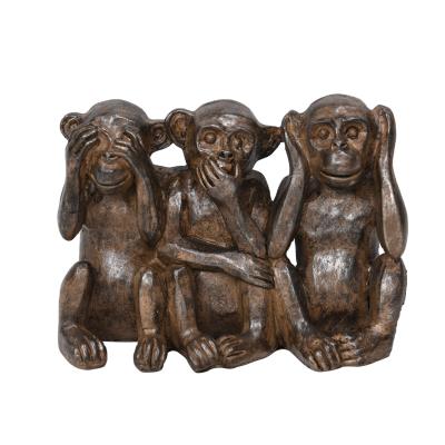 China Europe Monkey Decor Resin Monkey Statue for sale