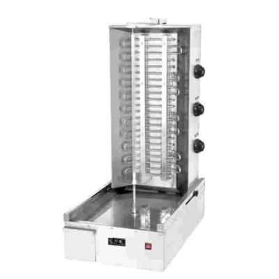 China Hotel Electric Stainless Steel Chocolate Shawarma Shawarma Machine Gas Chicken Shawarma Kebab Machine for sale