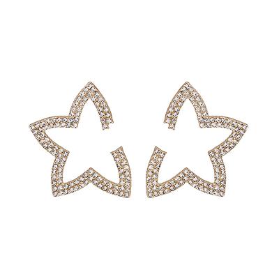 China 2020 Fashion Korean Elegant Stud Earring Star Shaped Earring For Office Lady for sale