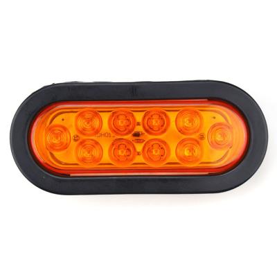 China High Brightness Truck Trailer Tail Side Marker Lamp 10LED Rubber Ring 6