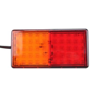 China High Brightness 50 LED 12v 24v Trailer Stop Lamp Combination Rear Plastic Tail Light Truck for sale