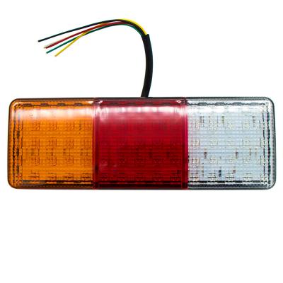 China High Brightness 12v 24v 10-30v Combination Three Colors Trailer Rear Lamp Plastic Truck Led Tail Lights for sale