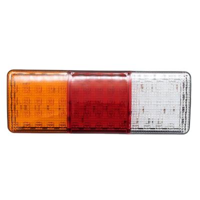 China High Brightness Three Colors Rear Lamp Plastic Combination 12v 24v 10-30v Led Trailer Truck Tail Light for sale