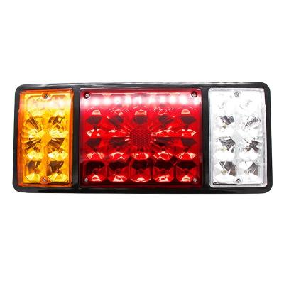 China Plastic Shell Led Truck Lamp 24v Truck Tail Lamp With Pattern Lampshade 320*140*38mm for sale