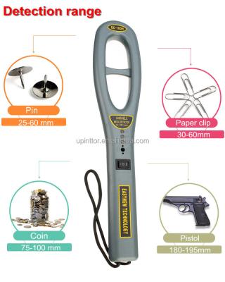 China Security Handheld Metal Detector For Security Checking Detectors GC-101H Metal Detector Metal Tester LED Alarm Security Checker Sound Scanner GC101H for sale