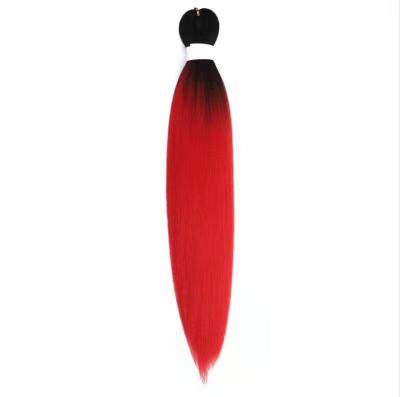 China 26inch STRAIGHT CURVY 90g Pre Stretched Synthetic Hair Easy Braiding Hair Jumbo Braid Hair High Fiber for sale