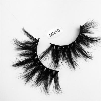 China Long 25MM Natural Mink Eyelash Packaging Long Cruelty Mink Lashes Private Label Free 3D Mink Eyelashes Vendor for sale