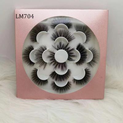 China 7Pairs Ultra Long Lashes Long Natural False Eyelashes Volume False Lashes Makeup Extension Eyelashes for sale