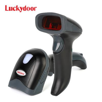 China ABS+PC China OEM Luckydoor K-215 1D Wired Handheld Laser Barcode Scanner For POS System Supermarket for sale