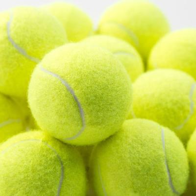 China High Quality Yellow Color Padel Ball Customized Logo Padel Balls Wholesale 63.5*67.7mm for sale