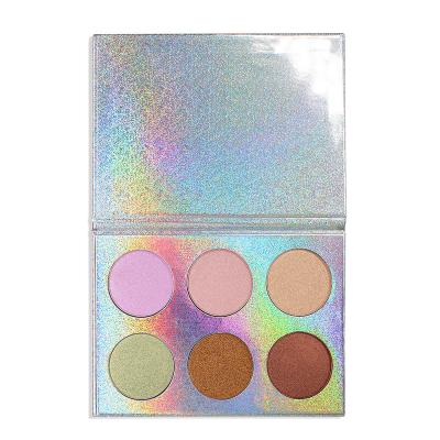 China Factory direct sales 6 color high gloss eye makeup eye shadow light magic wet powder waterproof for sale