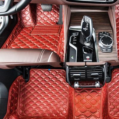 China Wholesale Easy Cleaned Luxury Car Floor Mat Personalized Waterproof Car Mats Customization Bottom 4 Pieces for sale