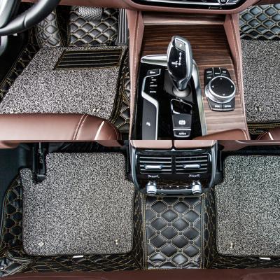 China Professional Custom Luxury Plastic Car Styling Foot Pad Easy Cleaned PVC Car Floor Waterproof Mats for sale