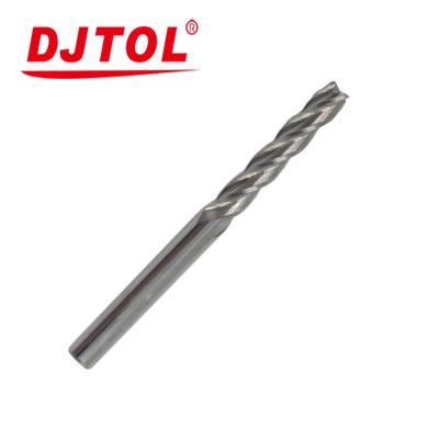 China Spiral Carbide DJTOL Four Flutes Bit for sale