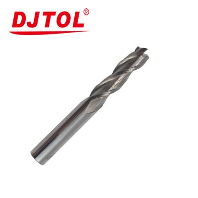 China Spiral Carbide DJTOL Three Flutes Bit for sale