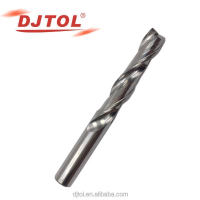 China Large Carbide DJTOL Double Flutes Spiral Bits For MDF for sale