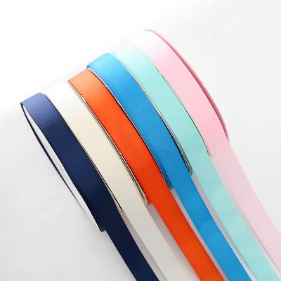 China High Tenacity Grosgrain Ribbon Corporate Ribbon Thick Navy Red Black And White Gray Pink Purple Colors Wholesale Wedding Gift 196 In Stock for sale